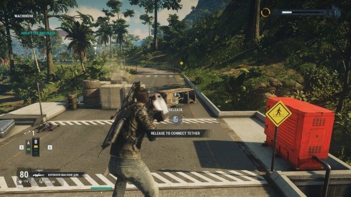 It allows you to attach a gas balloon to the objects, so that they can fly upwards to remove obstacles on the trucks road - Behind the Lines | Sargento Missions walkthrough for Just Cause 4 - Sargento Missions - Just Cause 4 Guide