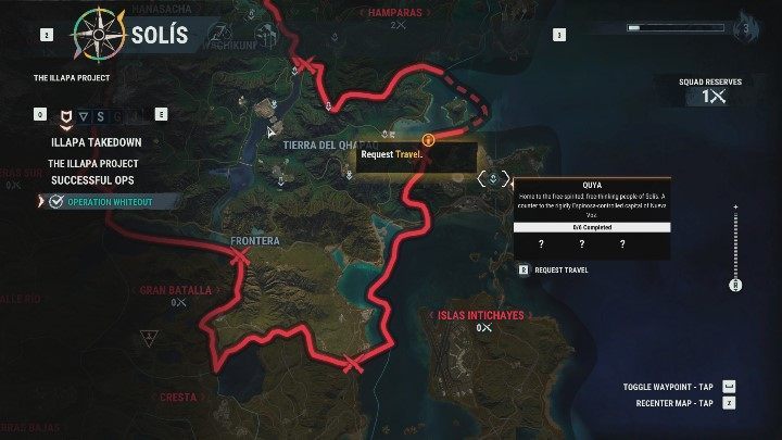 The quest begins in the same spot, where youve finished the Wanay Extraction quest - Illapa Project | Main missions walkthrough for Just Cause 4 - Main missions - Just Cause 4 Guide