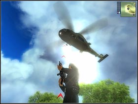 Once you've been briefed, you should notice that you're still in the air - [Mission 19] Taking Out the Garbage Vol. 1 - Walkthrough - Just Cause - Game Guide and Walkthrough