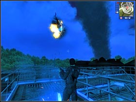 You will have to locate a ladder (#1) - [Mission 13] I've Got the Power - Walkthrough - Just Cause - Game Guide and Walkthrough