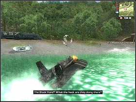 Try moving closer to the first fuel stank - [Mission 09] River of Blood - Walkthrough - Just Cause - Game Guide and Walkthrough