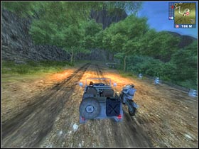 Once you're there, exit the vehicle and start moving towards your target - [Mission 07] Some Like it Hotter - Walkthrough - Just Cause - Game Guide and Walkthrough