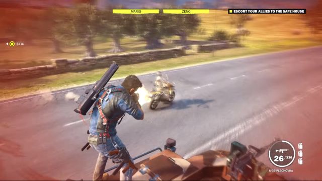 You can use your weapons, as well as dual tethers to deal with the enemies. - Turncoat - Walkthrough - Just Cause 3 - Game Guide and Walkthrough
