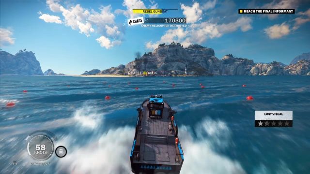 Another minefield is easier to dodge when travelling at high speed. - Connect the Dots - Walkthrough - Just Cause 3 - Game Guide and Walkthrough