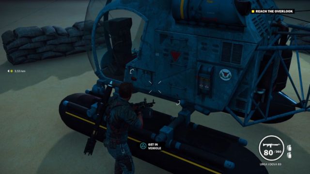 Use the helicopter to quickly reach your destination. - Threes Company - Walkthrough - Just Cause 3 - Game Guide and Walkthrough