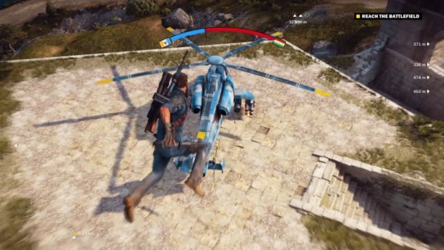 Use the helicopter to quickly get to the airport. - Tangled Up in Blue - Walkthrough - Just Cause 3 - Game Guide and Walkthrough