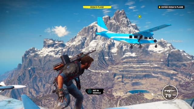 Dont fall off - you wont catch up with Rosas plane if that happens. - Rico and the Rose - Walkthrough - Just Cause 3 - Game Guide and Walkthrough