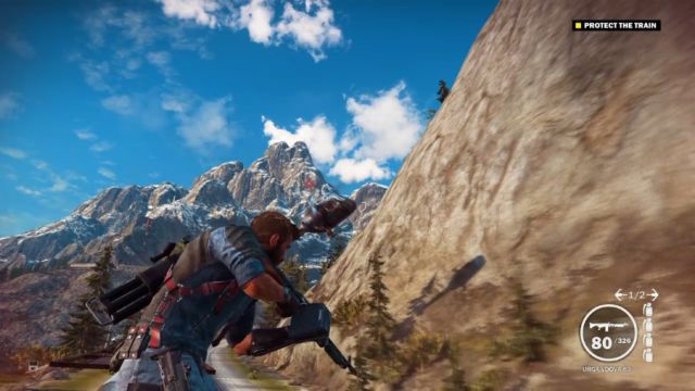 The result of attaching a helicopter to the mountain is quite obvious... - Derailed Extraction - Walkthrough - Just Cause 3 - Game Guide and Walkthrough