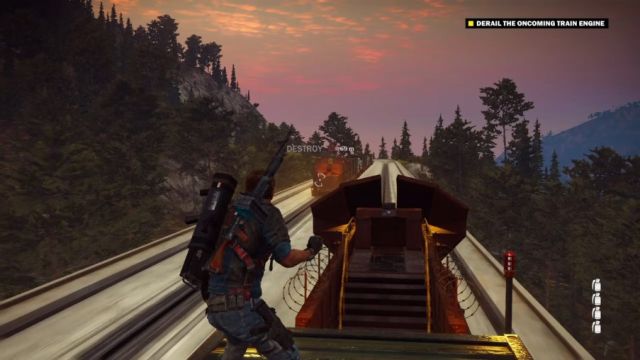 And heres the bavarium-filled train. - Derailed Extraction - Walkthrough - Just Cause 3 - Game Guide and Walkthrough