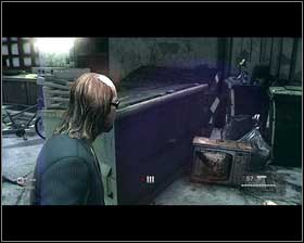 Right after he dies, stick to the nearest wall [1] and get rid of the enemies inside - Chapter 3 - Blood, Sweat and Tears - p. 1 - Walkthrough - Kane & Lynch 2: Dog Days - Game Guide and Walkthrough