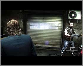 After the fight, you should get to a small courtyard with a parked scooter [1] - Chapter 3 - Blood, Sweat and Tears - p. 1 - Walkthrough - Kane & Lynch 2: Dog Days - Game Guide and Walkthrough