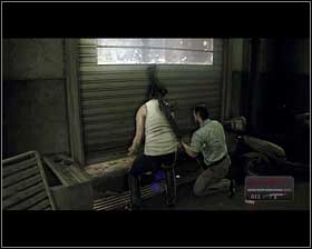 Once it's clear, go down to the room with scooters [1] - Chapter 4 - Laying Low - p. 1 - Walkthrough - Kane & Lynch 2: Dog Days - Game Guide and Walkthrough