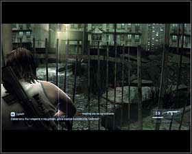 Kill the enemies from a long distance [1], as you can get hit with explosive containers once you get close - Chapter 4 - Laying Low - p. 2 - Walkthrough - Kane & Lynch 2: Dog Days - Game Guide and Walkthrough