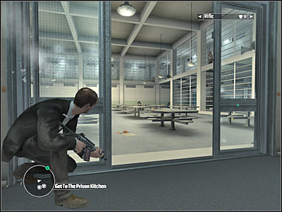 One of the prison guards will appear to your right - Chapter 8 - part 3 - Walkthrough - Kane & Lynch: Dead Men - Game Guide and Walkthrough