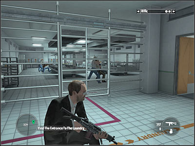 New objective: Locate Thapa In The Laundry - Chapter 8 - part 3 - Walkthrough - Kane & Lynch: Dead Men - Game Guide and Walkthrough