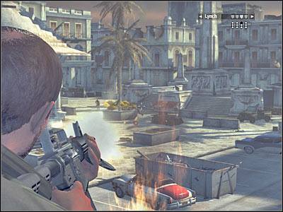 Alternatively you could go back to your allies and assault enemy positions from there (screen) - Chapter 11 - part 4 - Walkthrough - Kane & Lynch: Dead Men - Game Guide and Walkthrough