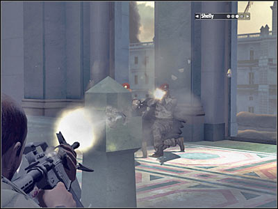 Head on towards a longer corridor, however you must be moving slowly - Chapter 12 - part 3 - Walkthrough - Kane & Lynch: Dead Men - Game Guide and Walkthrough