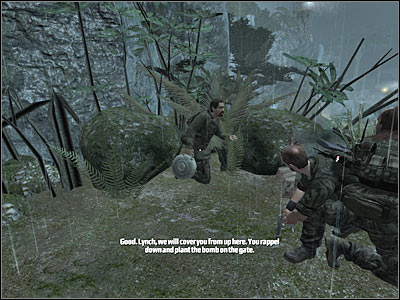 New objective: Get Carlos To Hacienda Gate - Chapter 14 - part 1 - Walkthrough - Kane & Lynch: Dead Men - Game Guide and Walkthrough