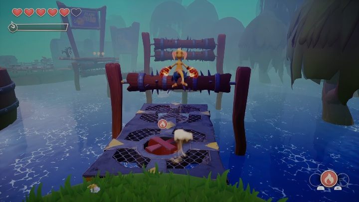 Burning gloves destroy dark passages that look like they've been covered with cobwebs - Kao the Kangaroo: Special abilities - how to use - Basics - Kangaroo Kao - game guide