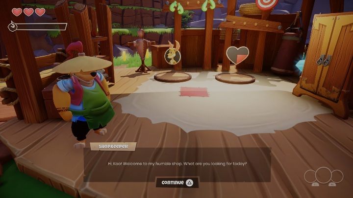 You can buy lives in the store to increase your chances of surviving the difficult stages - Kao the Kangaroo: Shops - operation and earning coins - Basics - Kangaroo Kao - game guide