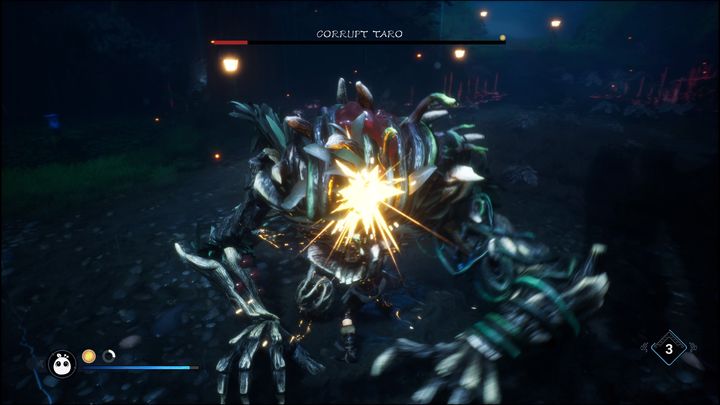 The less health Corrupt Taro has, the more dangerous he becomes - Kena Bridge of Spirits: Corrupt Taro - boss, how to beat? - Bosses - Kena Bridge of Spirits Guide