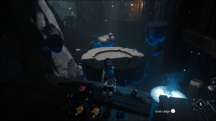 Leaving the room, go up the stairs - Kena Bridge of Spirits: Help the Woodsmith - walkthrough - Walkthrough - Kena Bridge of Spirits Guide