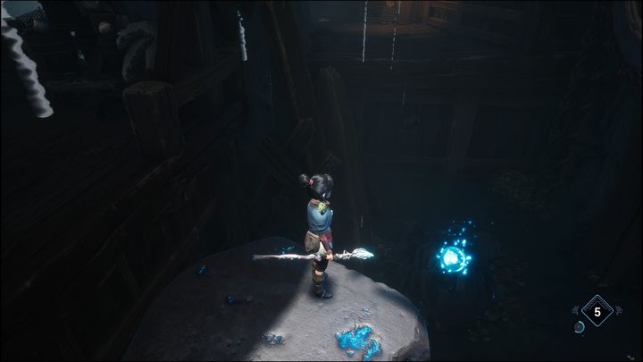 To get there, you must activate another rock - Kena Bridge of Spirits: Help the Woodsmith - walkthrough - Walkthrough - Kena Bridge of Spirits Guide