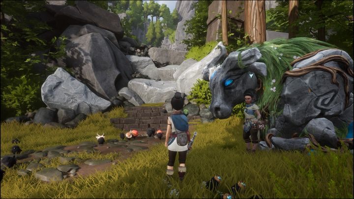 Talk to Woodsmith to solve the issue - Kena Bridge of Spirits: Adiras Fear - walkthrough - Walkthrough - Kena Bridge of Spirits Guide