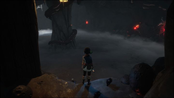 Jump over the first hole to the other side - Kena Bridge of Spirits: Adiras Fear - walkthrough - Walkthrough - Kena Bridge of Spirits Guide