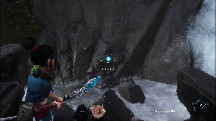 As you continue walking, you will see a large waterfall - Kena Bridge of Spirits: Adiras Fear - walkthrough - Walkthrough - Kena Bridge of Spirits Guide