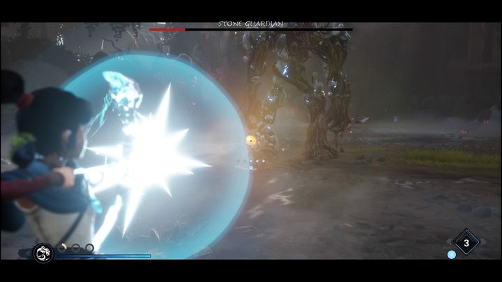 Don't waste time defeating smaller opponents either - Kena Bridge of Spirits: Stone Guardian - boss, how to beat? - Bosses - Kena Bridge of Spirits Guide