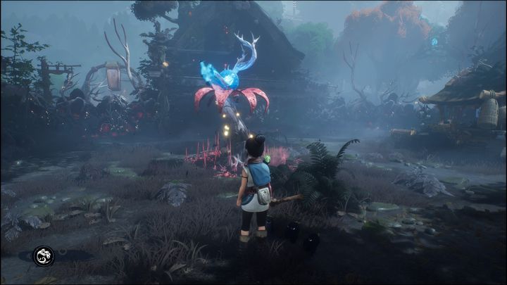 After defeating all the enemies, use Rot to clear the location, then use Pulse - Kena Bridge of Spirits: Help Taro - walkthrough - Walkthrough - Kena Bridge of Spirits Guide