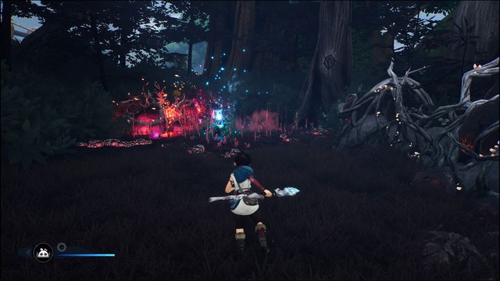 You will mainly be attacked by smaller opponents, so it's a good idea to fight using quick attacks - Kena Bridge of Spirits: Help Taro - walkthrough - Walkthrough - Kena Bridge of Spirits Guide