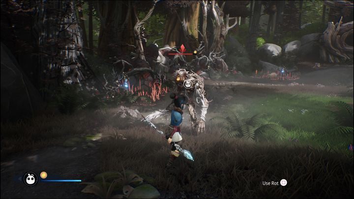 At the end, a stronger opponent capable of dealing lots of damage will appear - Kena Bridge of Spirits: Find Rusu - walkthrough - Walkthrough - Kena Bridge of Spirits Guide