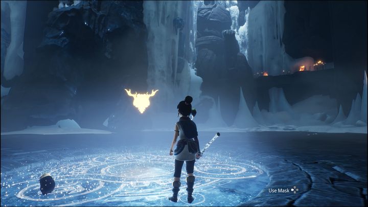 Now you need to get through the winter landscape by constantly going up - Kenas Bridge of Spirits: Help Toshi - walkthrough - Walkthrough - Kena Bridge of Spirits Guide