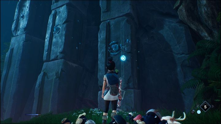 Next, you will notice columns with crystals on the other side - Kena Bridge of Spirits: Mask Maker Path - walkthrough - Walkthrough - Kena Bridge of Spirits Guide