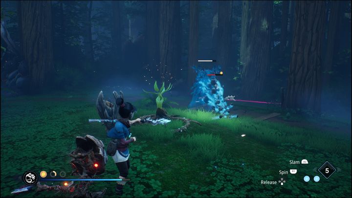 Once you do it, you will be attacked by several enemies - Kena Bridge of Spirits: Hunter Path - walkthrough - Walkthrough - Kena Bridge of Spirits Guide