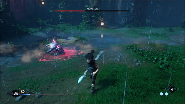 The Hunter has two melee attacks - Kena Bridge of Spirits: Hunter - boss, how to beat? - Bosses - Kena Bridge of Spirits Guide