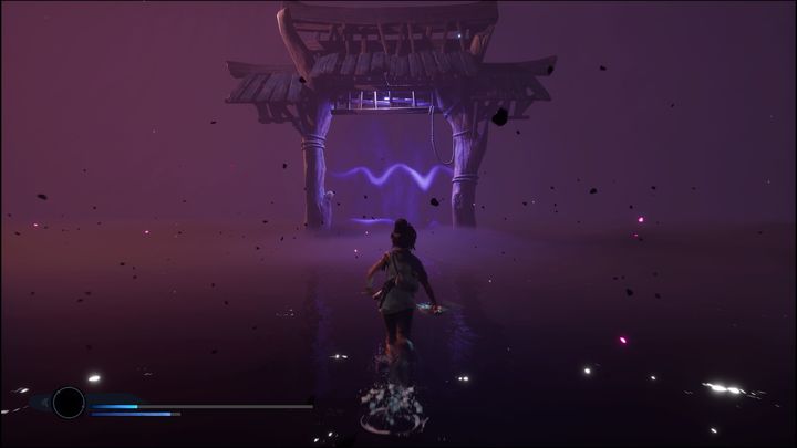 After destroying a few crystals, you will be transported to another dimension where you will have to fight weaker opponents - Kena Bridge of Spirits: Corrupt Rot God - boss, how to beat? - Bosses - Kena Bridge of Spirits Guide