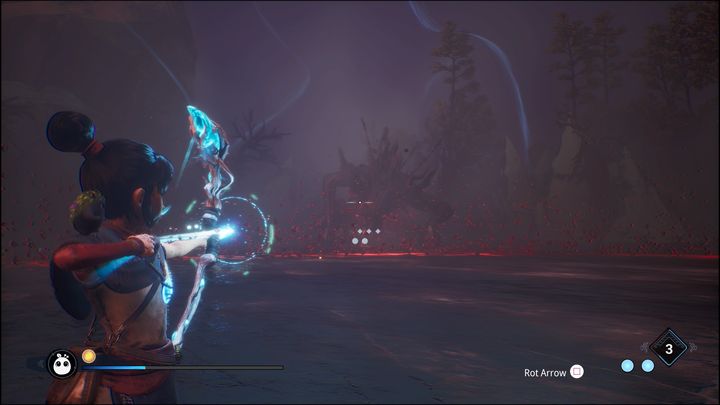 The second stage will begin when you reappear in the boss' arena - Kena Bridge of Spirits: Corrupt Rot God - boss, how to beat? - Bosses - Kena Bridge of Spirits Guide