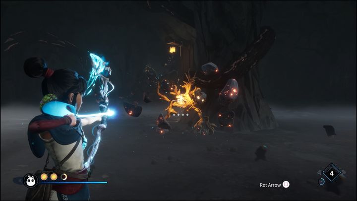 To earn this trophy, you must first get a bow - Kens Bridge of Spirits: Quick Draw - how to get this trophy? - Trophy Guide - Kena Bridge of Spirits Guide