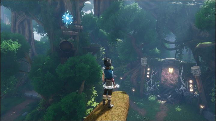 Some flowers don't lead you to the mission objective, but they're worth using nonetheless - Kenas Bridge of Spirits: Taros Love - walkthrough - Walkthrough - Kena Bridge of Spirits Guide