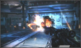 You have to get to the anti-aircraft guns, but firstly you will have to fight off the invaders - The Cruiser - Walkthrough - Killzone 2 - Game Guide and Walkthrough