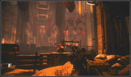 Instead of rushing, use the corridor system leading to the back of the palace defenders - Visari Palace - Walkthrough - Killzone 2 - Game Guide and Walkthrough