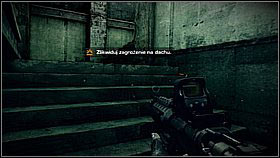 After clearing out the area, take a look into the small storage (grenades) [1] and go up the stairs - Evacuation Orders - p. 2 - Walkthrough - Killzone 3 - Game Guide and Walkthrough