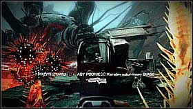 From this end of the cave, shoot the enemy on the left (once he stops) [1] and then the one on the right (once he starts patrolling) - Six Months On - p. 1 - Walkthrough - Killzone 3 - Game Guide and Walkthrough