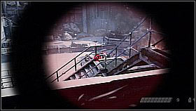 On the roof, use the power of your launcher to get rid of the cannon [1] and afterwards the tank - Icy Incursion - p. 4 - Walkthrough - Killzone 3 - Game Guide and Walkthrough