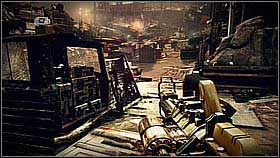 Go down from the crane and run towards the sun - Scrapyard Shortcut - p. 1 - Walkthrough - Killzone 3 - Game Guide and Walkthrough