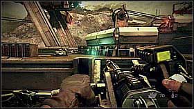 Once you've more or less cleared the area, take the second machine gun and follow the right side - Scrapyard Shortcut - p. 2 - Walkthrough - Killzone 3 - Game Guide and Walkthrough