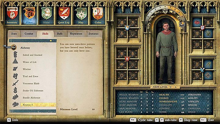 You will quickly find out that making potions is a tedious and time-consuming process - brewing one potion can take you a few minutes - Kingdom Come Deliverance: Alchemy - Kingdom Come Deliverance: Basics - Kingdom Come Deliverance Game Guide